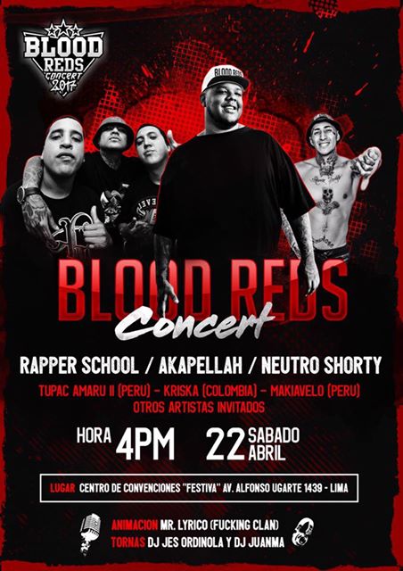 Concierto de Rapper School en Lima, Perú, Sábado, 22 de abril de 2017
