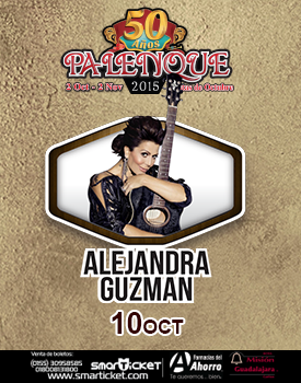 Concierto de Alejandra Guzmán en Guadalajara, Jalisco, México, Sábado, 10 de octubre de 2015
