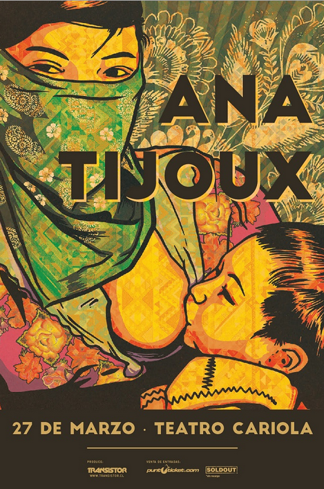 Concierto de Ana Tijoux en Santiago, Chile, Viernes, 27 de marzo de 2015