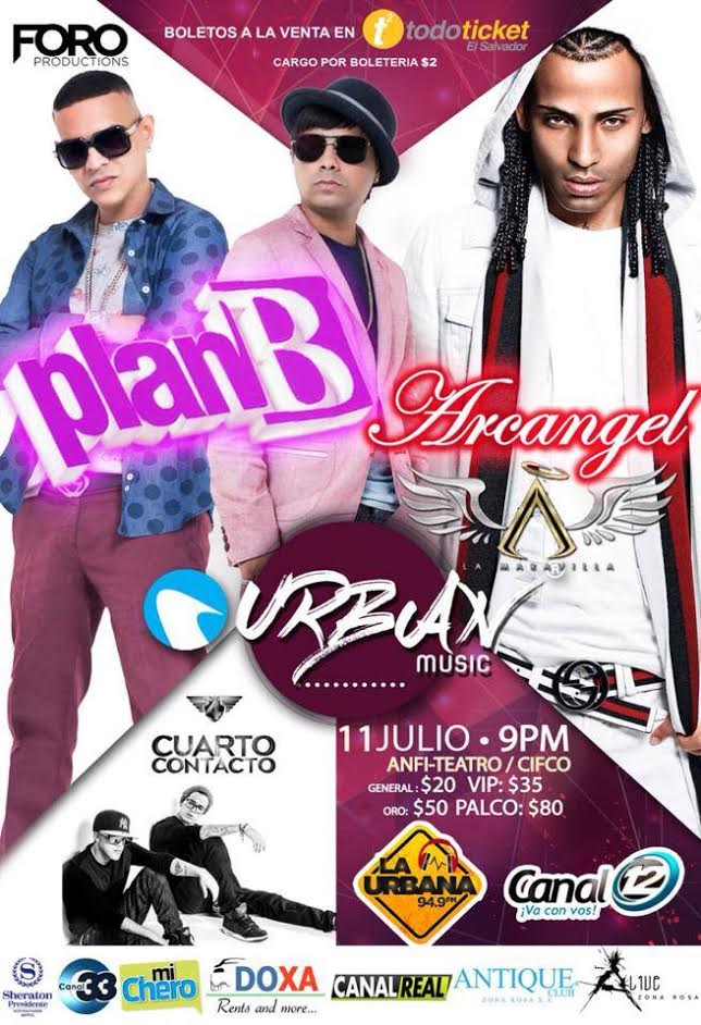 Concierto de Arcangel en San Salvador, El Salvador, Sábado, 11 de julio de 2015