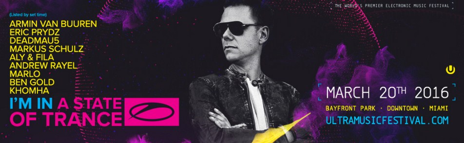 Concierto de Armin Van Buuren en Miami, Florida, Estados Unidos, Viernes, 18 de marzo de 2016