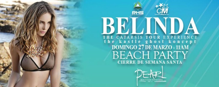 Concierto de Belinda en Punta Cana, República Dominicana, Domingo, 27 de marzo de 2016