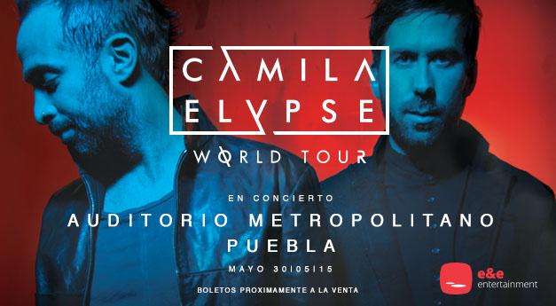 Concierto de Camila en Puebla de Zaragoza, Puebla, México, Sábado, 30 de mayo de 2015