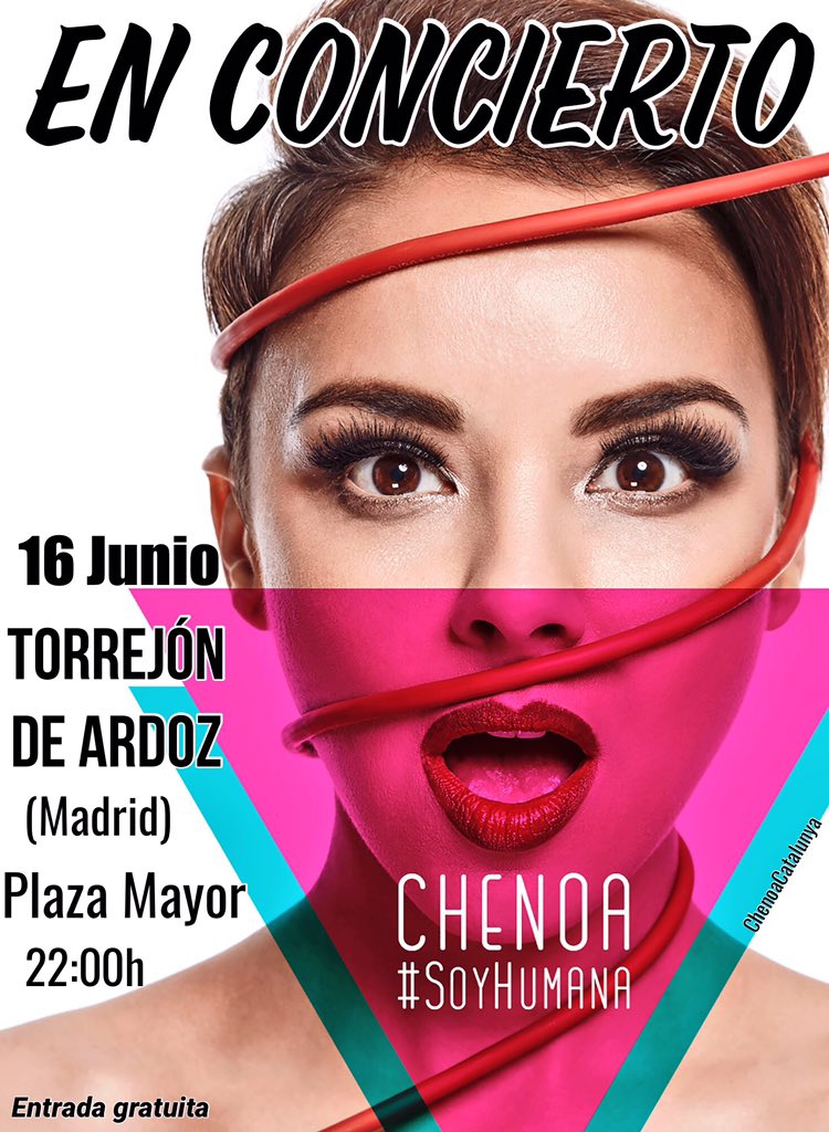 Concierto de Chenoa en Madrid, España, Viernes, 16 de junio de 2017