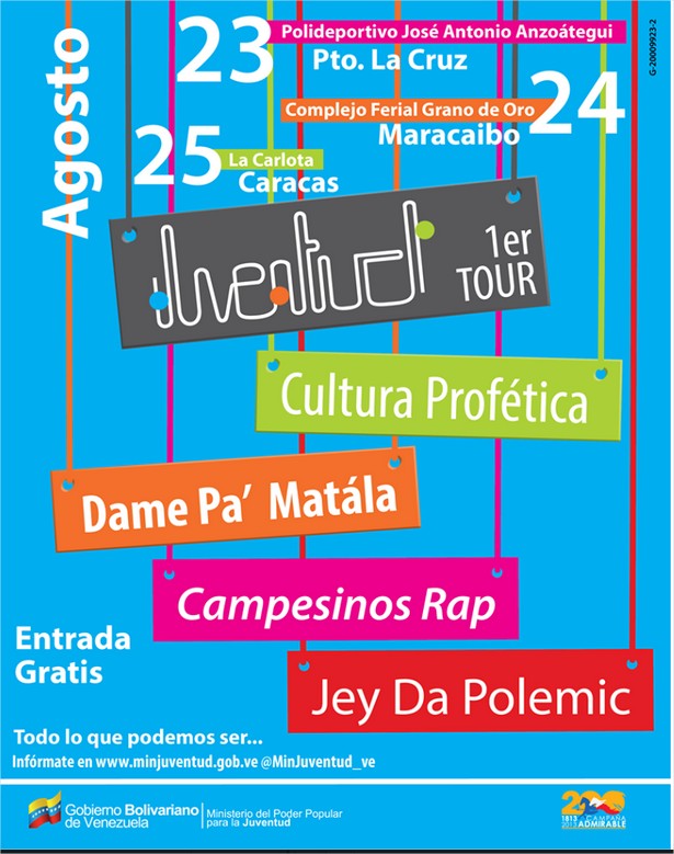 Concierto de Cultura Profética en Maracaibo, Zulia, Venezuela, Lunes, 24 de agosto de 2015