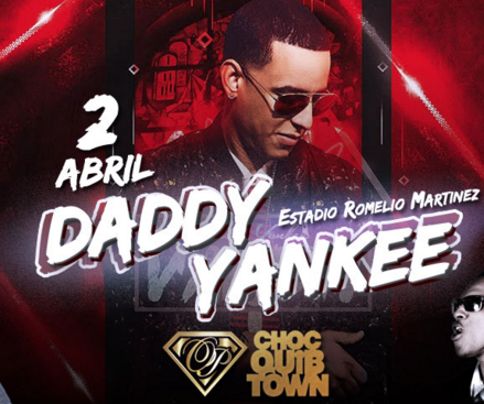 Concierto de Daddy Yankee en Barranquilla, Atlántico, Colombia, Sábado, 02 de abril de 2016