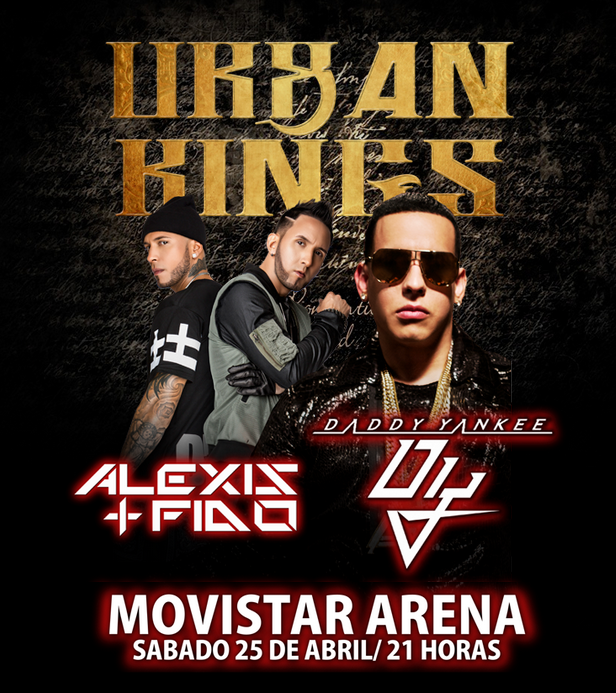 Concierto de Daddy Yankee en Santiago de Chile, Santiago, Chile, Sábado, 25 de abril de 2015