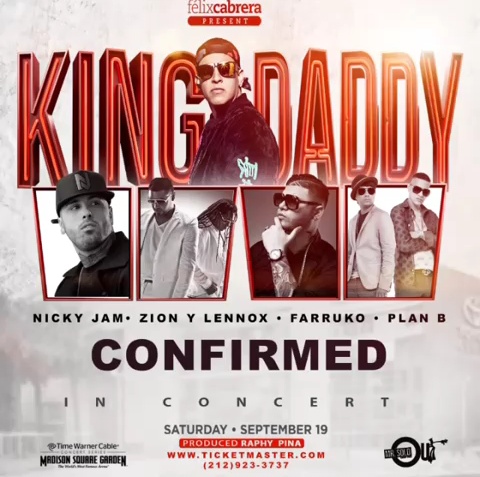 Concierto de Nicky Jam en Manhattan, Nueva York, Estados Unidos, Sábado, 19 de septiembre de 2015