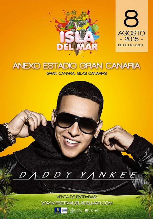 Concierto de Daddy Yankee en Islas Canarias, Canarias, España, Sábado, 08 de agosto de 2015