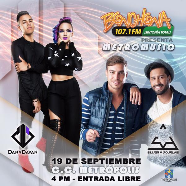 Concierto de DanyDayan en Valencia, Estado Carabobo, Venezuela, Sábado, 19 de septiembre de 2015