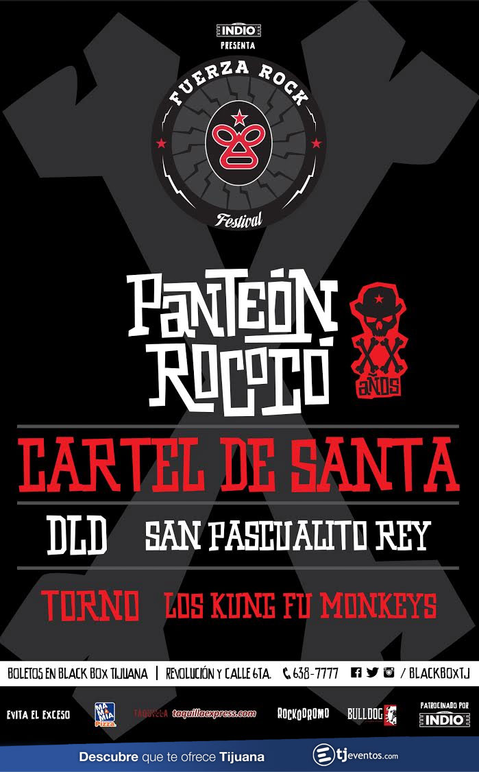 Concierto de DLD en Tijuana, Baja California, México, Viernes, 15 de mayo de 2015