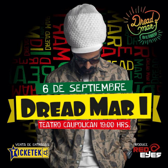 Concierto de Dread Mar I en Santiago de Chile, Chile, Domingo, 06 de septiembre de 2015