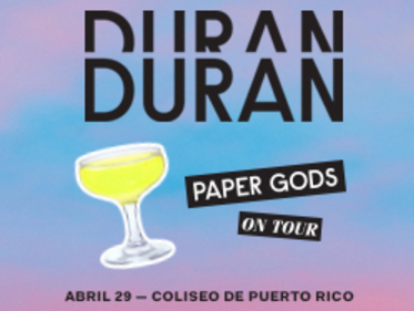 Concierto de Duran Duran en San Juan, Puerto Rico, Viernes, 29 de abril de 2016
