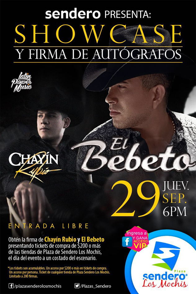 Concierto de El Bebeto en Los Mochis, Sinaloa, México, Jueves, 29 de septiembre de 2016