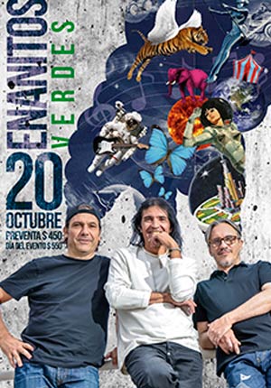 Concierto de Enanitos Verdes en Ciudad de México, DF, México, Jueves, 20 de octubre de 2016