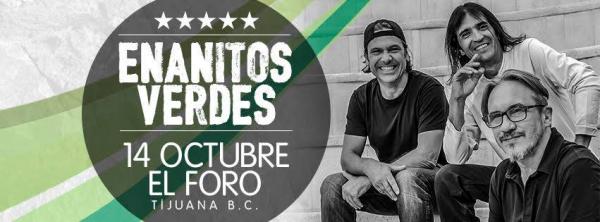 Concierto de Enanitos Verdes en Tijuana, Baja California, México, Viernes, 14 de octubre de 2016