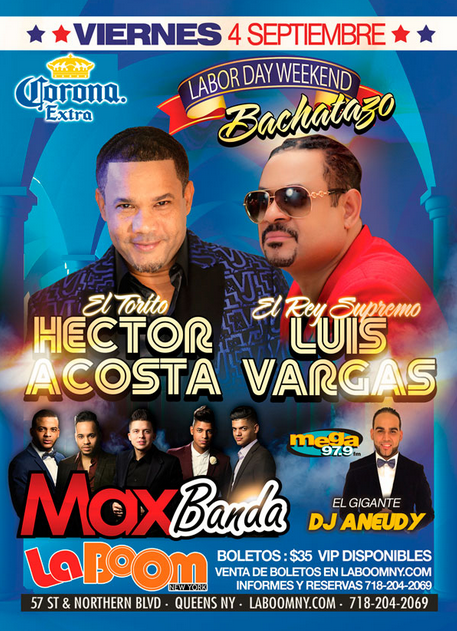 Concierto de Héctor Acosta - El Torito en Woodside, Nueva York, Estados Unidos, Viernes, 04 de septiembre de 2015