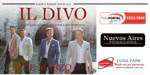 Il Divo en Luna Park 2016