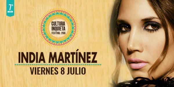 Concierto de India Martínez en Madrid, España, Viernes, 08 de julio de 2016
