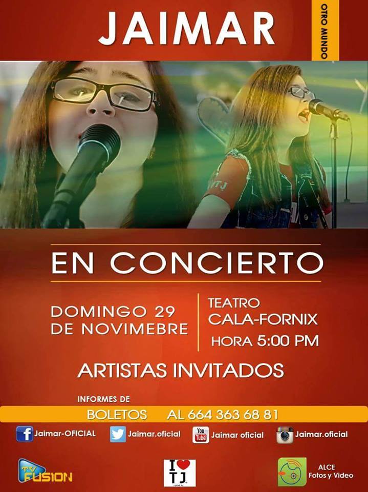 concierto de Jaimar Arciniega en Tijuana