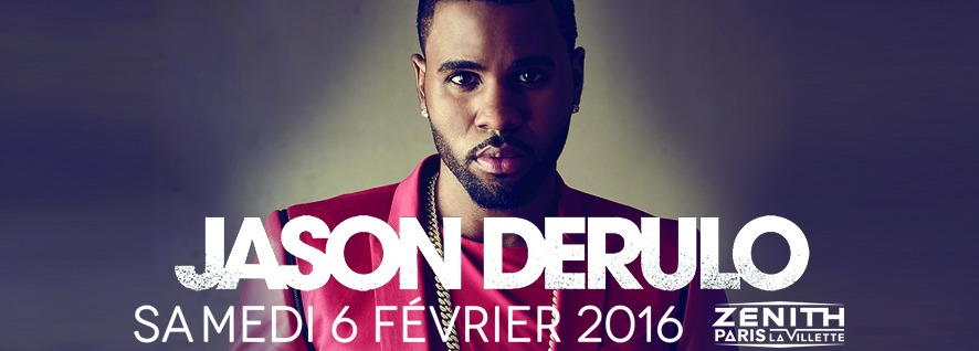 Concierto de Jason Derulo en París, Francia, Sábado, 06 de febrero de 2016