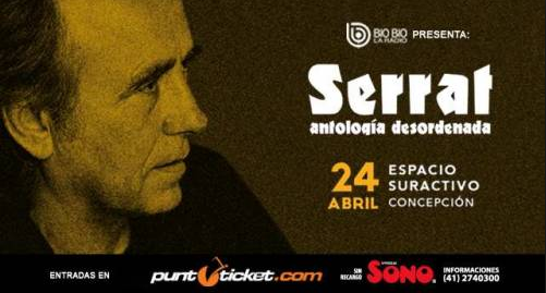Concierto de Joan Manuel Serrat en Concepción, Chile, Viernes, 24 de abril de 2015