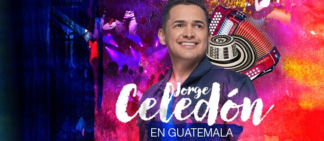 Concierto de Jorge Celedón en Ciudad de Guatemala, Guatemala, Jueves, 28 de julio de 2016