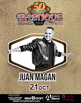 Concierto de Juan Magán en Guadalajara, Jalisco, México, Miércoles, 21 de octubre de 2015