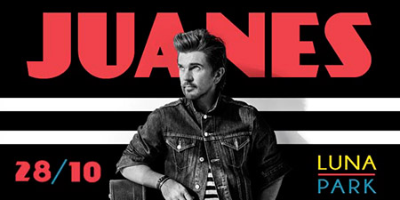 Concierto de Juanes en Buenos Aires, Argentina, Miércoles, 28 de octubre de 2015