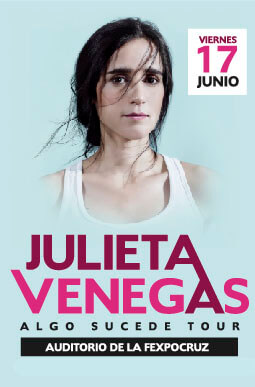 Concierto de Julieta Venegas en Santa Cruz, Bolivia, Viernes, 17 de junio de 2016