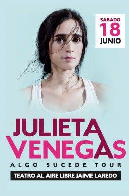 Concierto de Julieta Venegas en La Paz, Bolivia, Sábado, 18 de junio de 2016