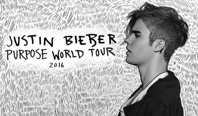 Concierto de Justin Bieber en San Diego, California, Estados Unidos, Martes, 29 de marzo de 2016