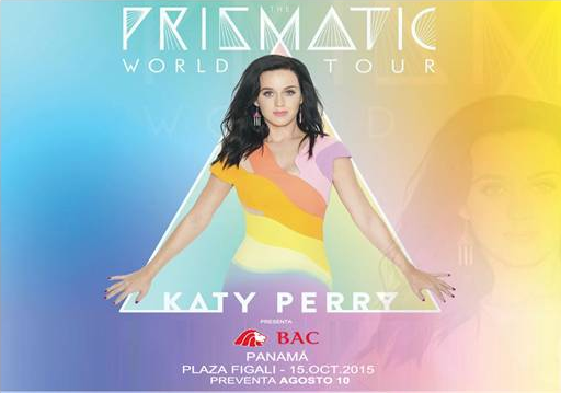Concierto de Katy Perry en Alajuela, Costa Rica, Domingo, 18 de octubre de 2015