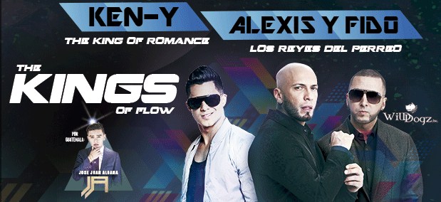 Concierto de Alexis y Fido en Ciudad de Guatemala, Guatemala, Viernes, 05 de agosto de 2016