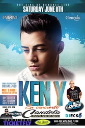 Concierto de Ken-Y en Niles, Illinois, Estados Unidos, Sábado, 11 de junio de 2016