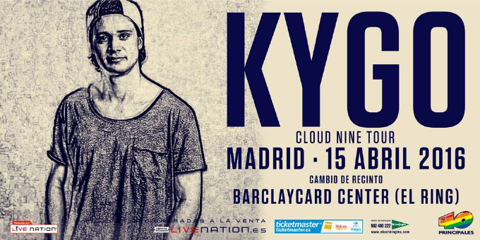 Concierto de Kygo en Madrid, España, Viernes, 15 de abril de 2016