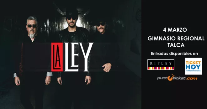 Concierto de La Ley en Talca, Chile, Viernes, 04 de marzo de 2016