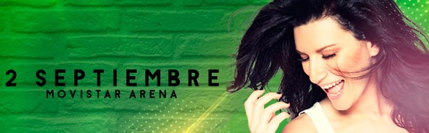 Concierto de Laura Pausini en Santiago de Chile, Chile, Viernes, 02 de septiembre de 2016