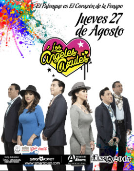Concierto de Los Ángeles Azules en San Luís Potosí, México, Jueves, 27 de agosto de 2015