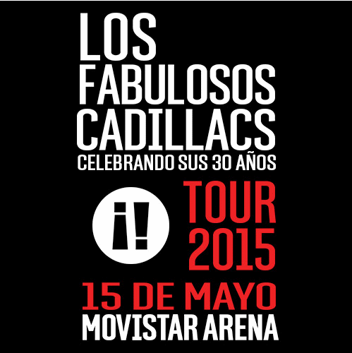 Concierto de Los Fabulosos Cadillacs en Santiago, Chile, Viernes, 15 de mayo de 2015