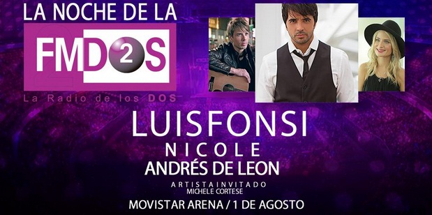 Concierto de Luis Fonsi en Santiago de Chile, Chile, Sábado, 01 de agosto de 2015