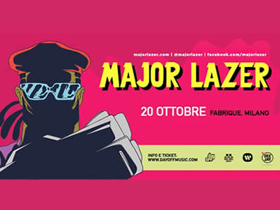 Major Lazer en concierto en Milan 2015