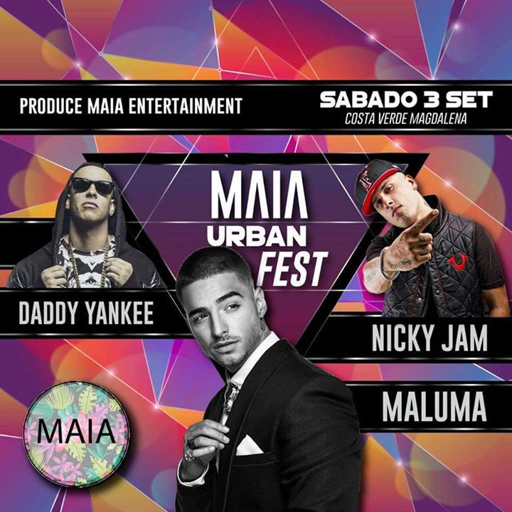 Concierto de Maluma en Lima, Perú, Sábado, 03 de septiembre de 2016