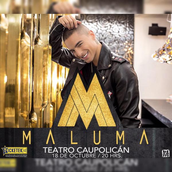 Concierto de Maluma en Santiago de Chile, Chile, Domingo, 18 de octubre de 2015