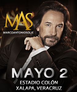 Concierto de Marco Antonio Solís en Xalapa, Veracruz, México, Sábado, 02 de mayo de 2015