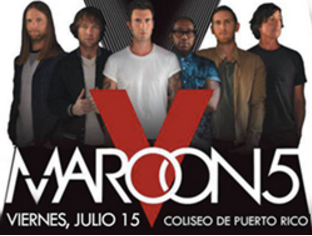 Concierto de Maroon 5 en San Juan, Puerto Rico, Miércoles, 15 de junio de 2016