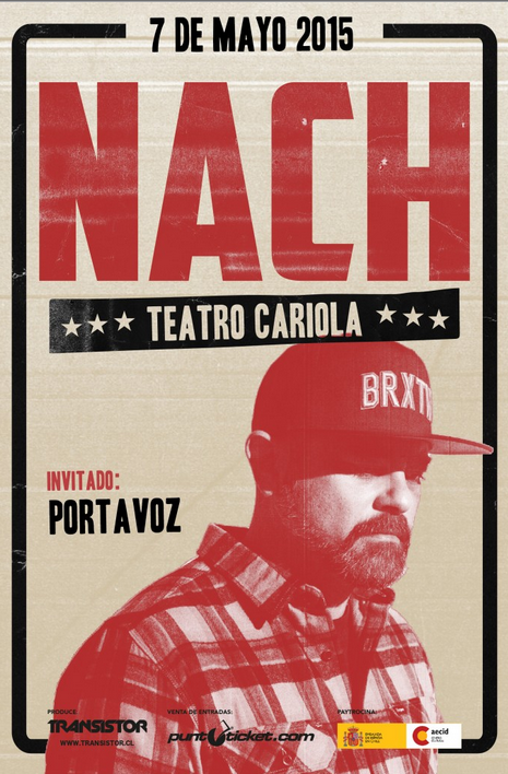 Concierto de Nach en Santiago, Chile, Jueves, 07 de mayo de 2015