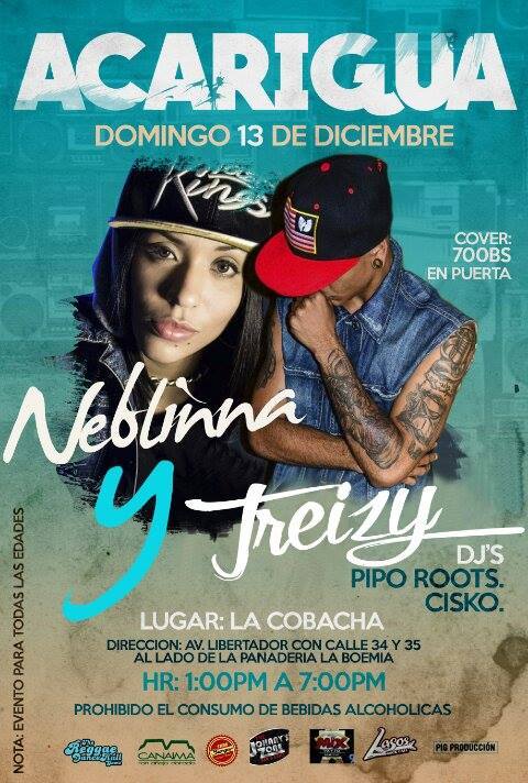 Concierto de Neblinna Mc en Acarigua 2015