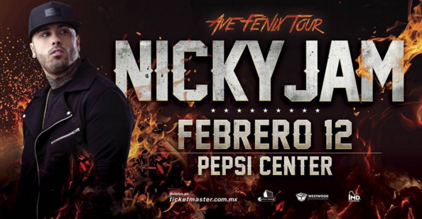 Concierto de Nicky Jam en Ciudad de México, D.F, México, Viernes, 12 de febrero de 2016