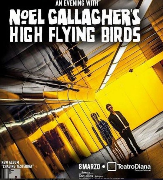 Concierto de Noel Gallagher en Guadalajara, Jalisco, México, Martes, 08 de marzo de 2016